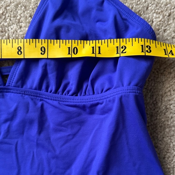 Athleta Strappy Back Tankini Cobalt Blue Women’s Small Swim Beach - Picture 4 of 7